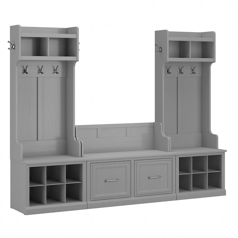 Hall Trees and Shoe Bench with Doors