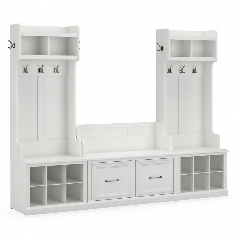 Hall Trees and Shoe Bench with Doors