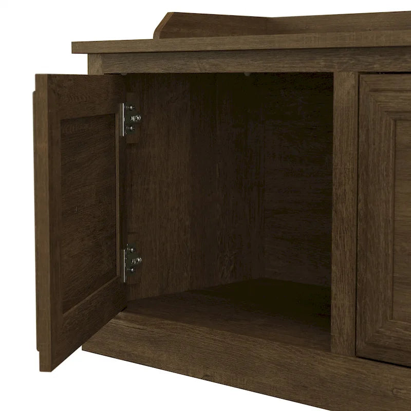 Hall Trees and Shoe Bench with Doors