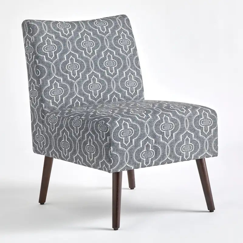 Mid-Century Modern Upholstered Armchair
