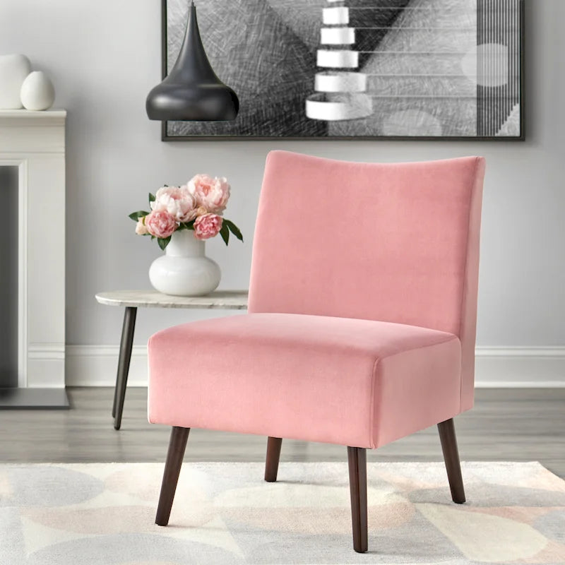 Mid-Century Modern Upholstered Armchair
