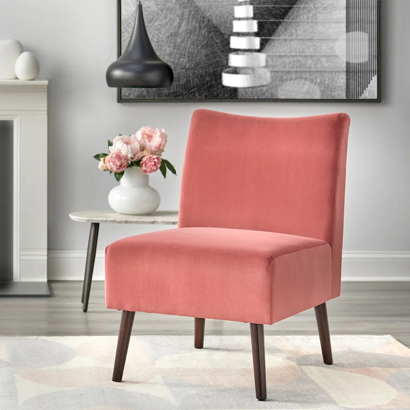 Mid-Century Modern Upholstered Armchair