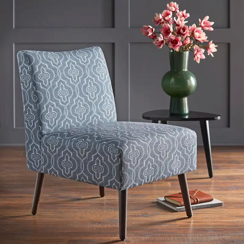 Mid-Century Modern Upholstered Armchair