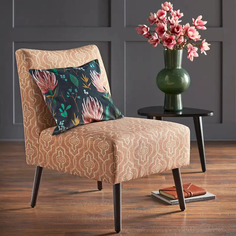 Mid-Century Modern Upholstered Armchair