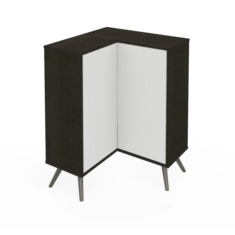 Casual Warm Gray Large TV Stand Console
