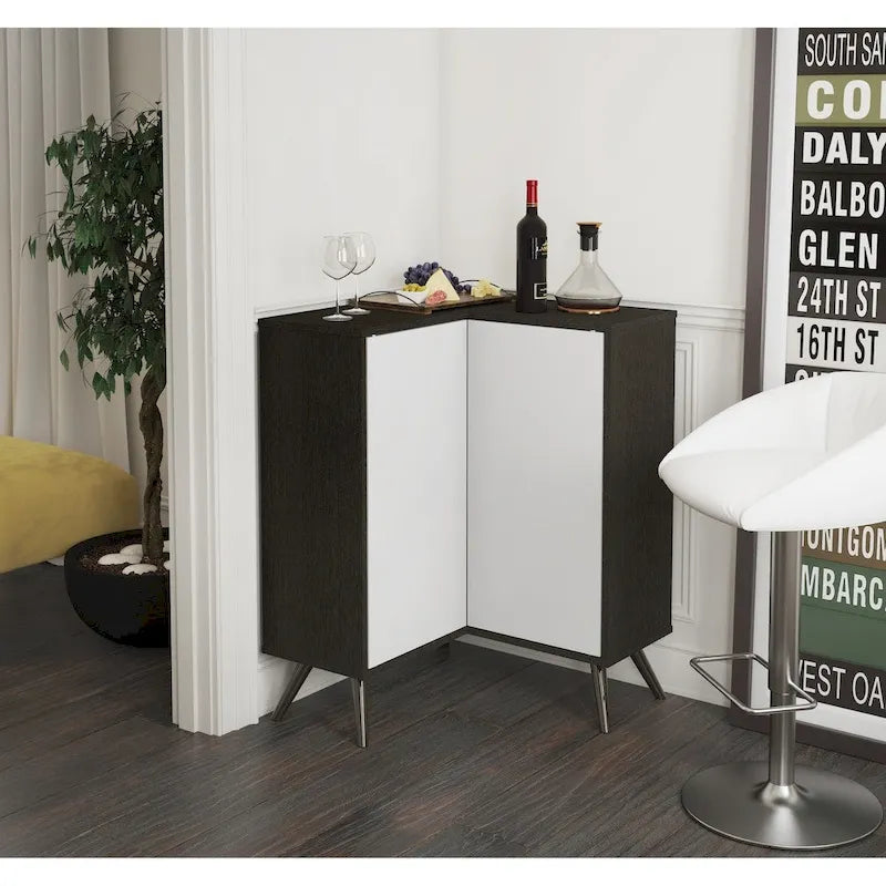 Casual Warm Gray Large TV Stand Console