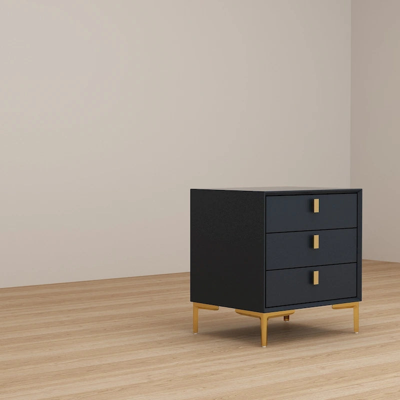 3-Drawer Nightstand End Table Bedside Table
