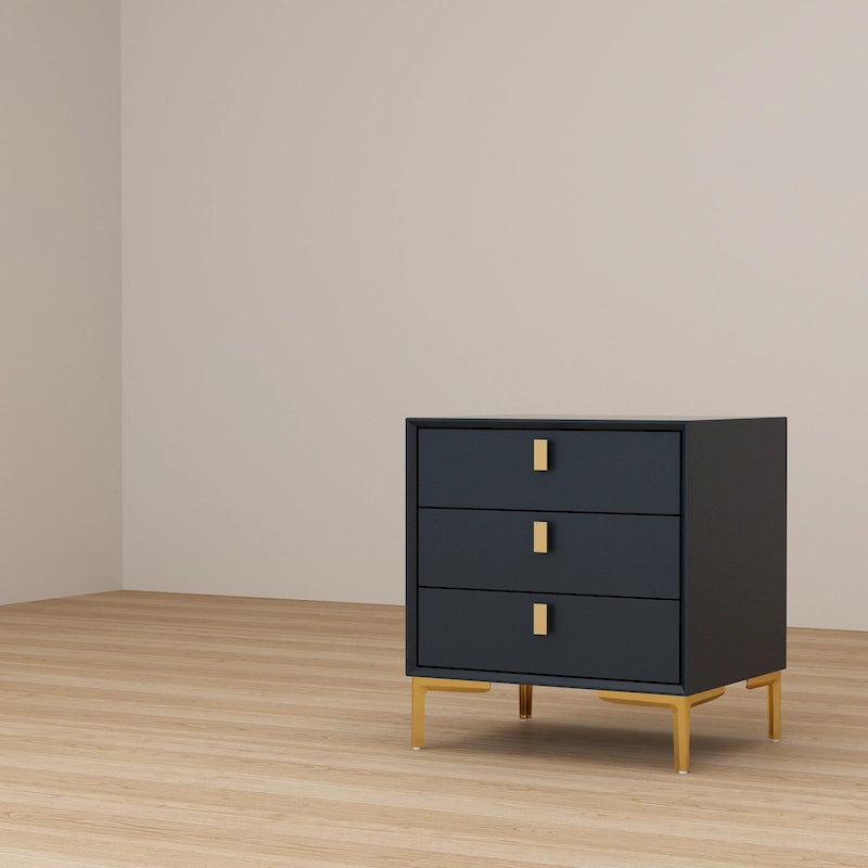 3-Drawer Nightstand End Table Bedside Table