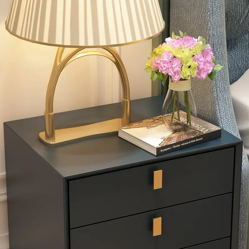 3-Drawer Nightstand End Table Bedside Table