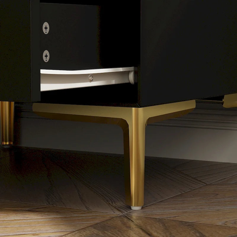 3-Drawer Nightstand End Table Bedside Table