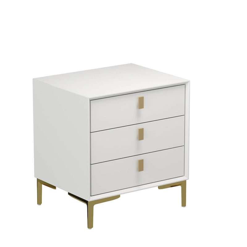 3-Drawer Nightstand End Table Bedside Table