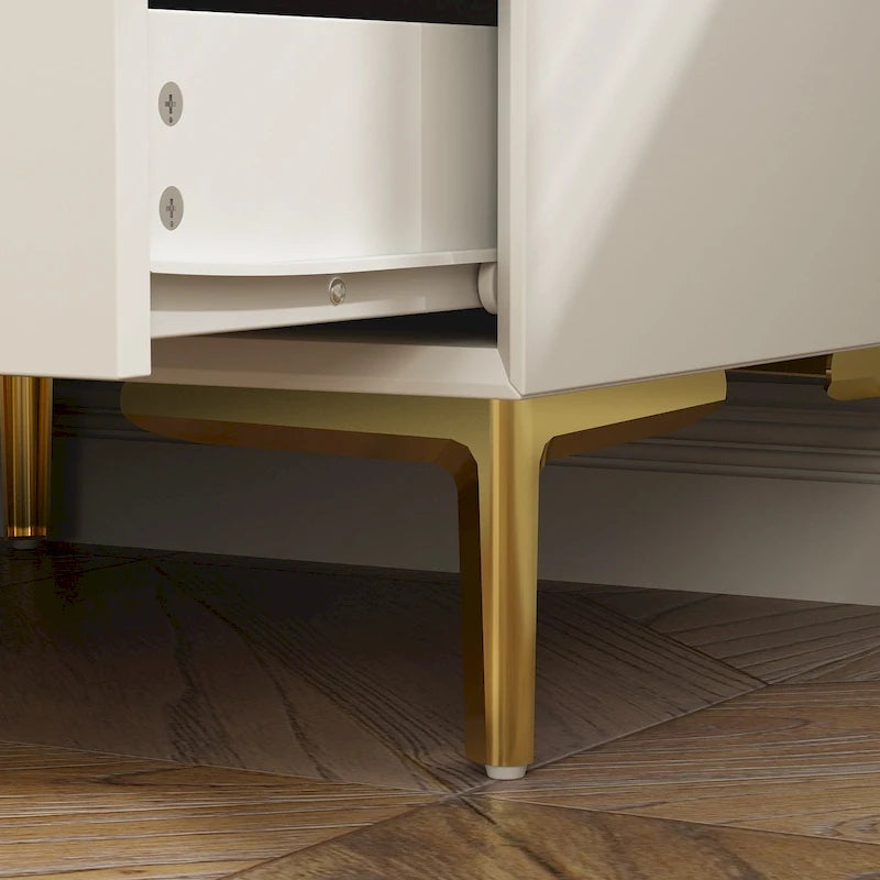 3-Drawer Nightstand End Table Bedside Table