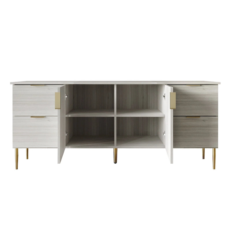 Modern and Luxury Clean-Lines Sideboard