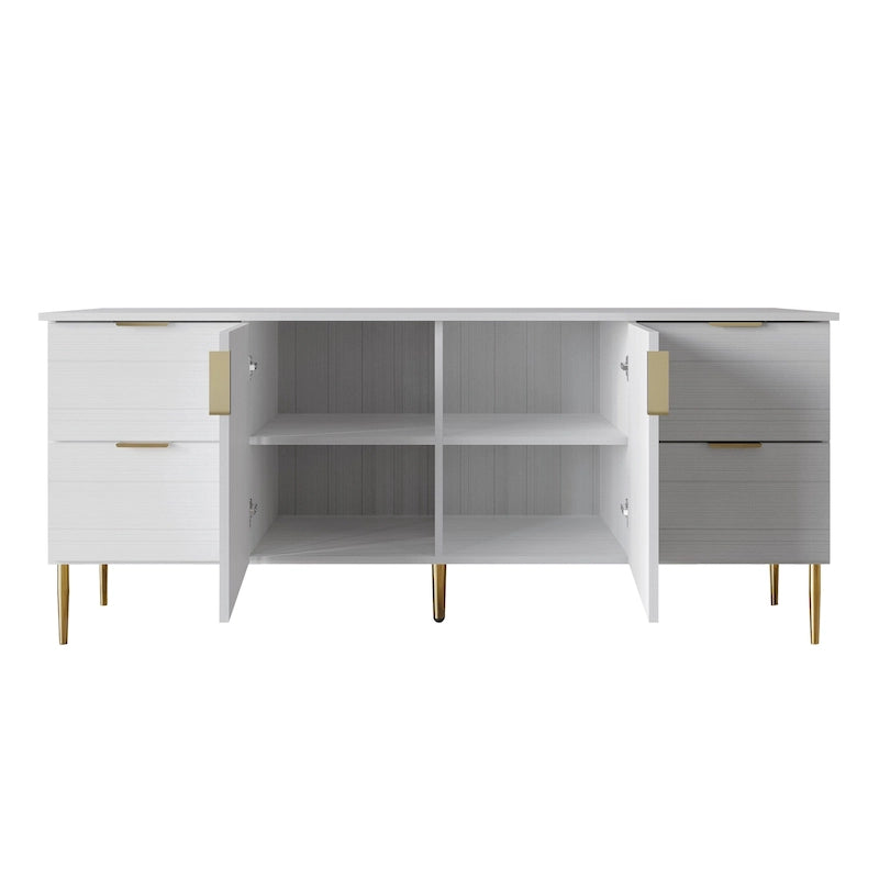 Modern and Luxury Clean-Lines Sideboard