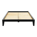 Solid Wood Platform Bed with Japanese Joinery