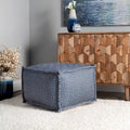 Aztec Print Indoor/Outdoor Ottoman Pouf