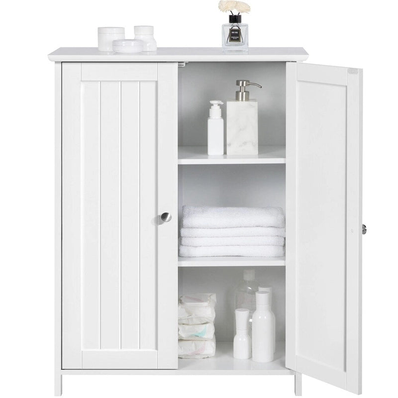 Floor Cabinet with 2 Doors, 2 Adjustable Shelves